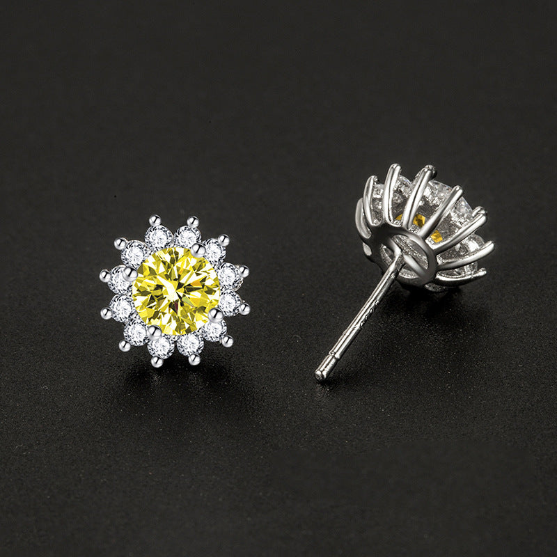 Sunlit Muse Earrings Yellow | White Gold 18k