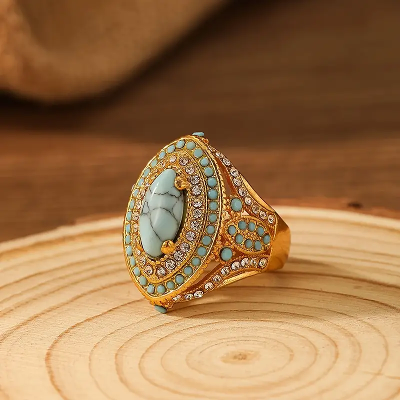 Opal Golden Ring