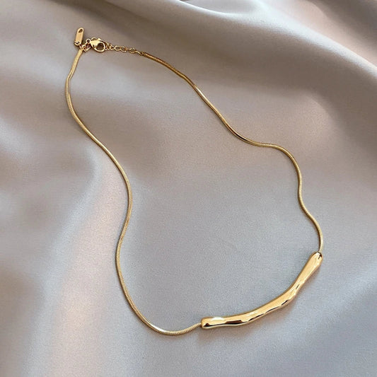 Golden Pendant Necklace
