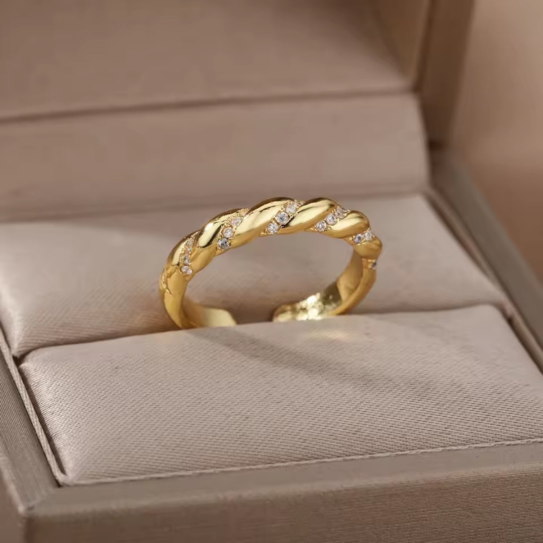 Braided Golden Ring