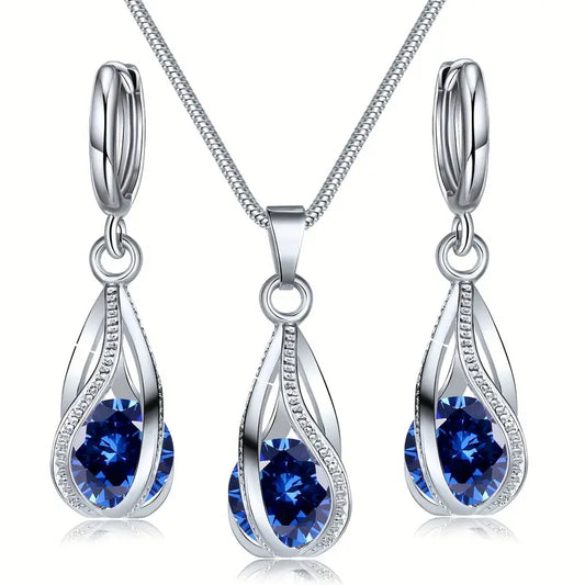 Zelira Fontaine Jewelry Set | White Gold 18k