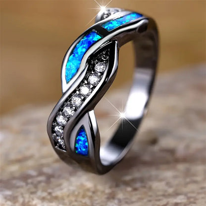 Thessia Lunebray Ring | White Gold 14k