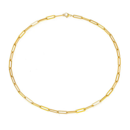 Archen Elegant Chain Necklace | White Gold 14k