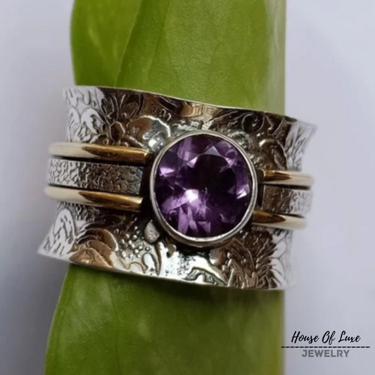 BOHEMIAN CRYSTAL MEDITATION RING
