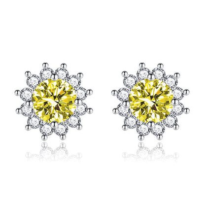 Sunlit Muse Earrings Yellow | White Gold 18k