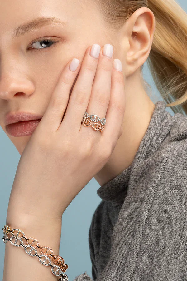 Isla Marina Ring | White Gold 18k