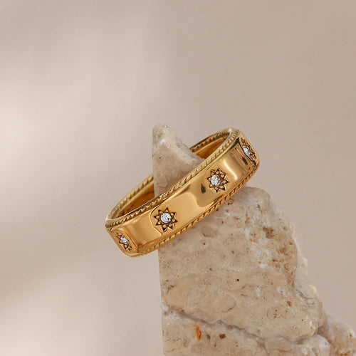 Starry Night Ring - 18k Gold