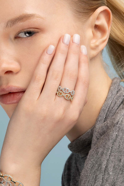 Isla Marina Ring | White Gold 18k