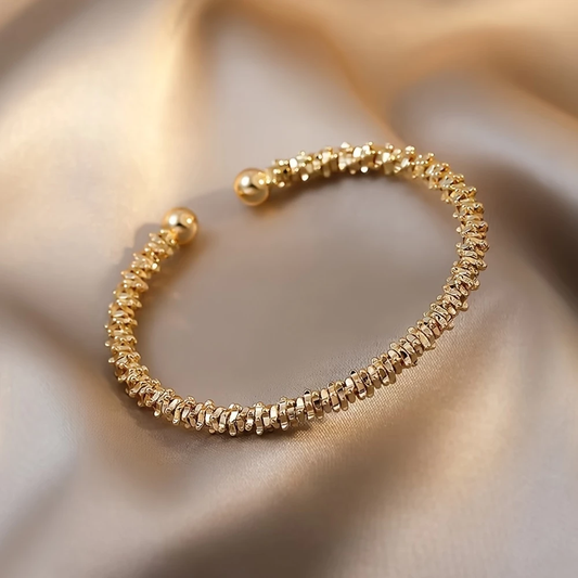 Open Gold Bright Bracelet