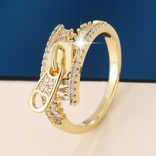 Bright Chain Gold Ring